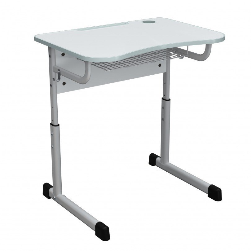 Стіл учнівський 1-місн.,рост. гр. №4-7, полиця – метал. сітка KOMODO